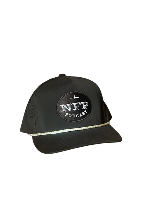 The Podcast Hat-Black